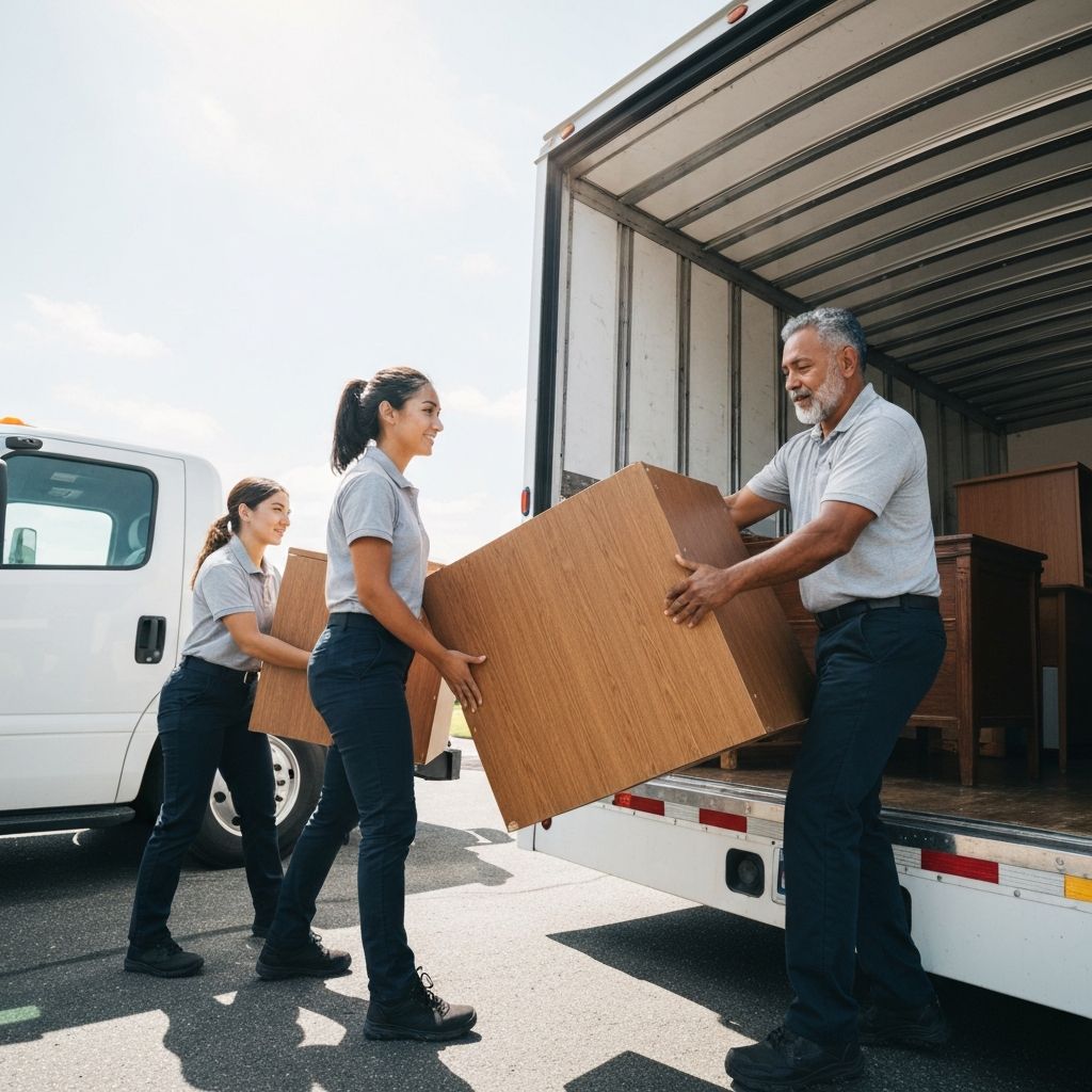 Professional moving team providing Charlotte NC moving services