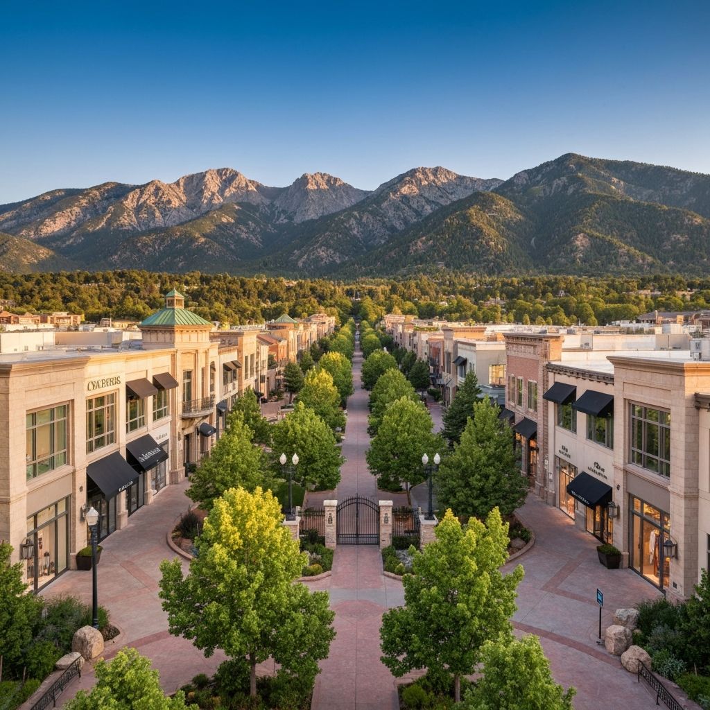 Cherry Creek Denver luxury shopping district