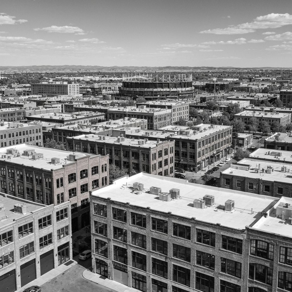 LoDo Denver warehouse district converted lofts