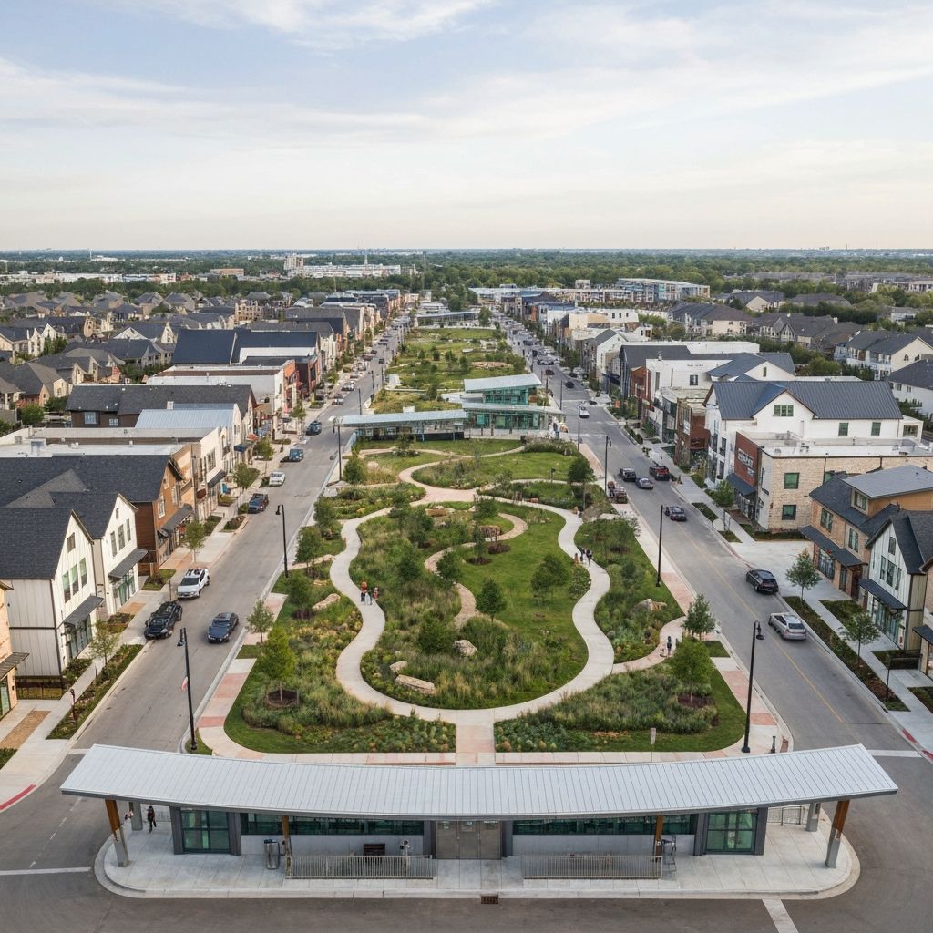 The Grove Frisco TX modern planned community
