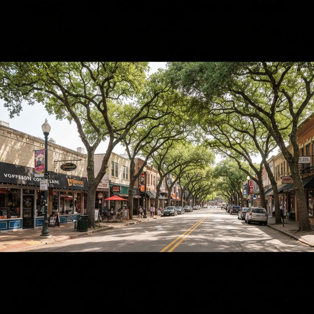 Burnet Road Austin TX Allandale neighborhood restaurants and shops