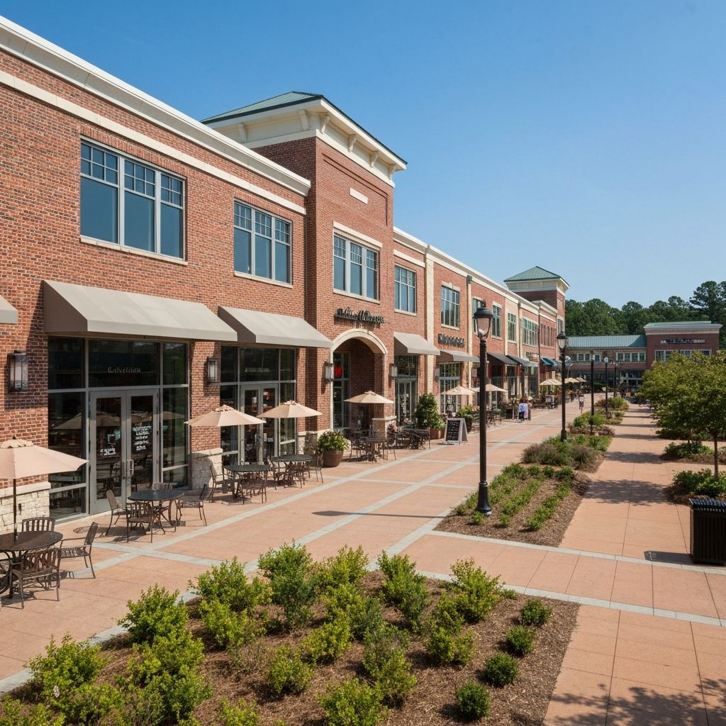 Blakeney Village Ballantyne Charlotte NC shopping and lifestyle