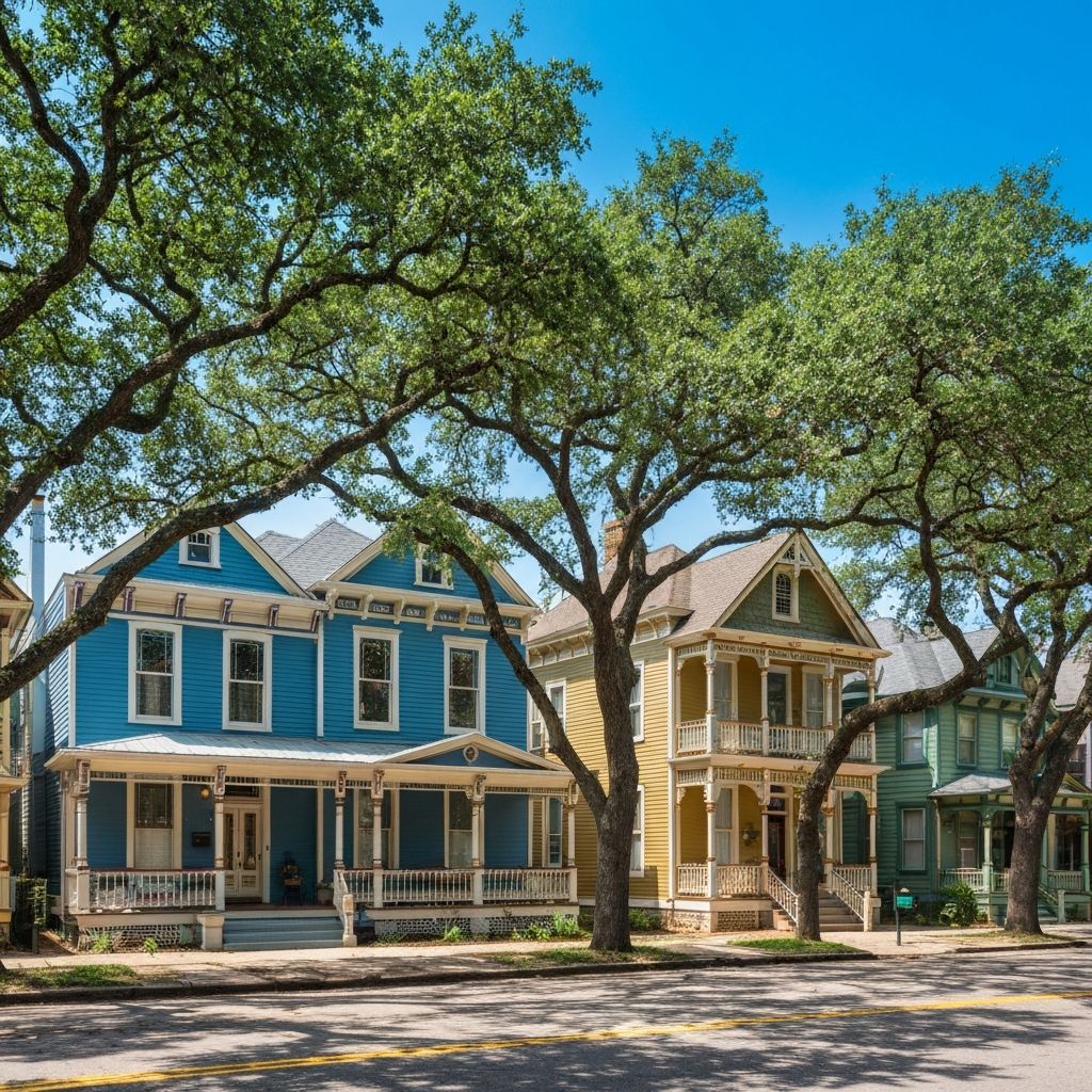 Historic Victorian and craftsman homes in Clarksville Austin TX