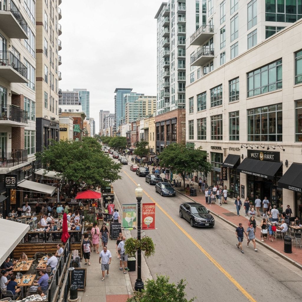 West 6th Street Clarksville Austin TX entertainment district