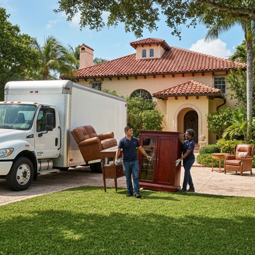 South Coral Gables & Pinecrest Border Coral Gables moving services