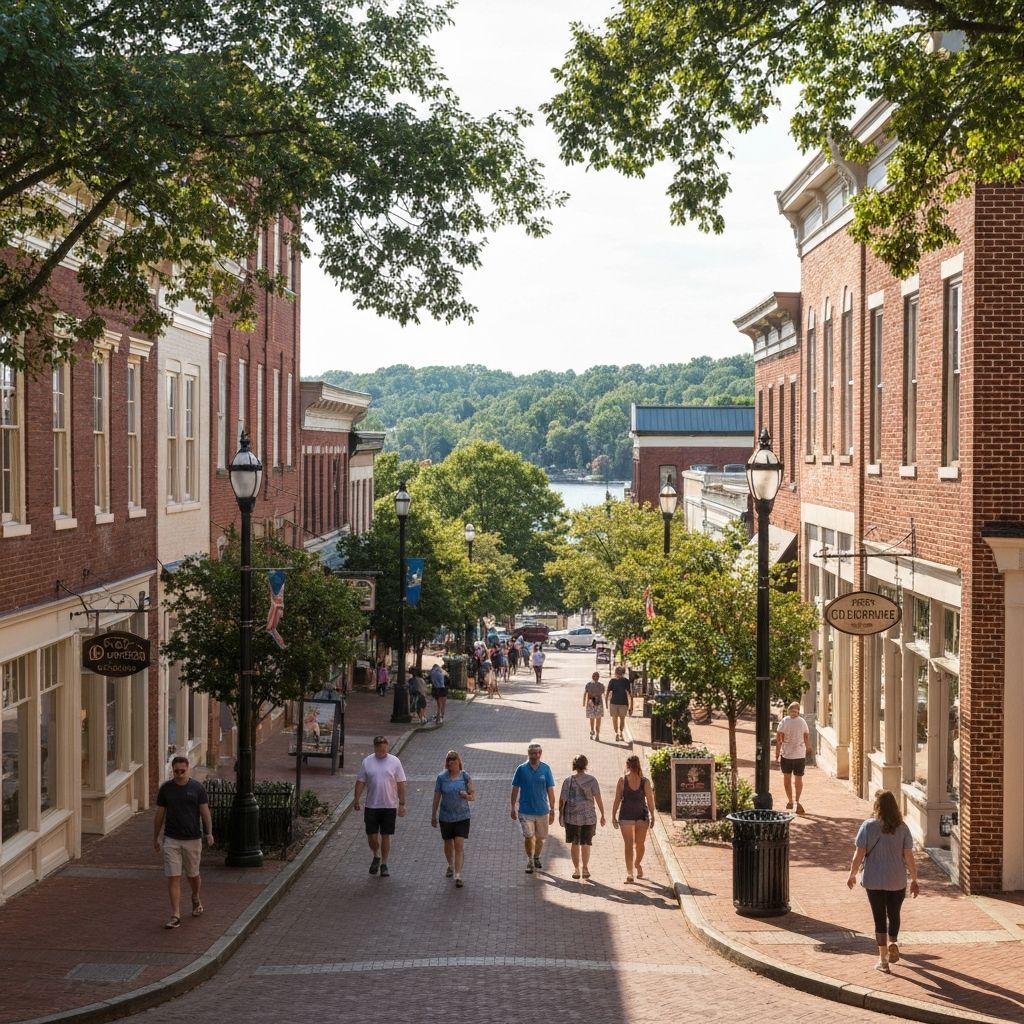 Davidson NC college town — charming and walkable Lake Norman community