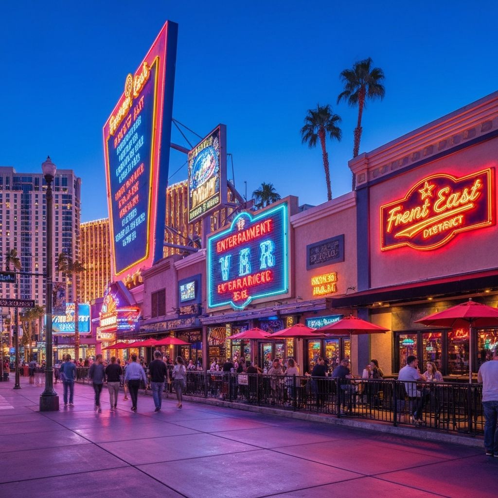 Fremont East Entertainment District Downtown Las Vegas moving services