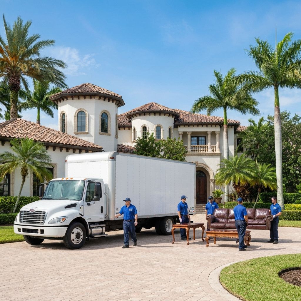 Professional movers at Dr. Phillips luxury home Orlando FL