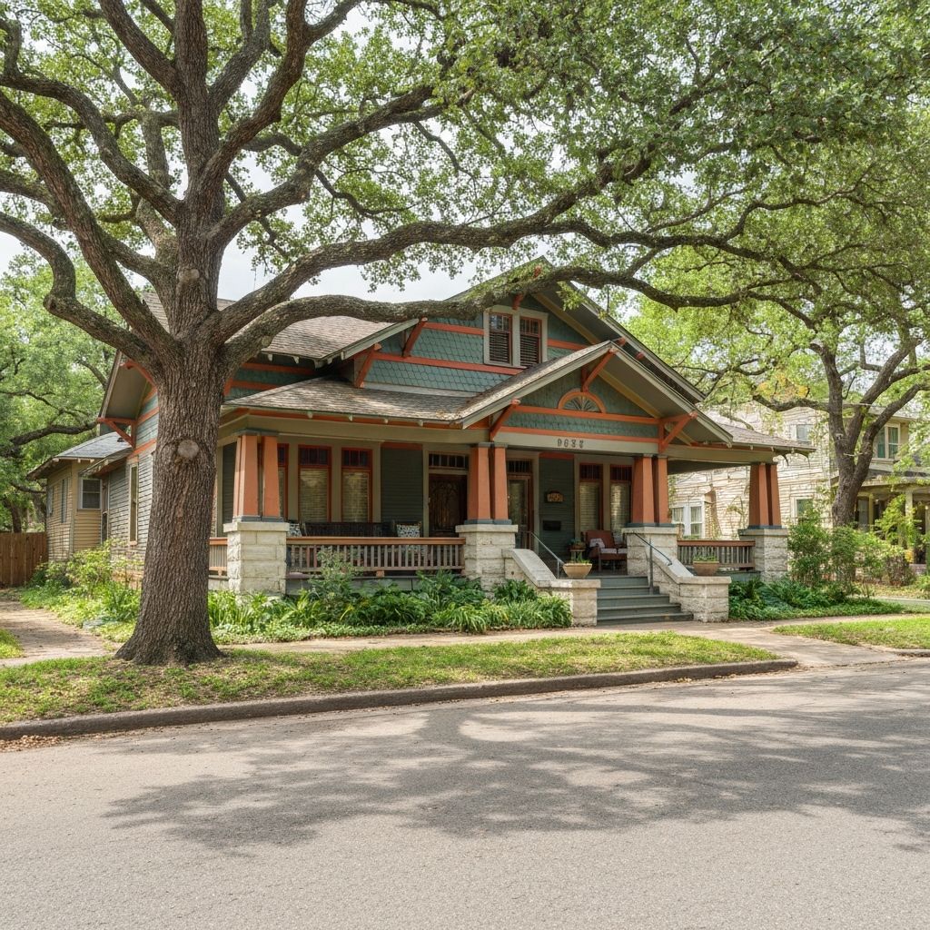 Historic craftsman bungalow in Hyde Park Austin TX
