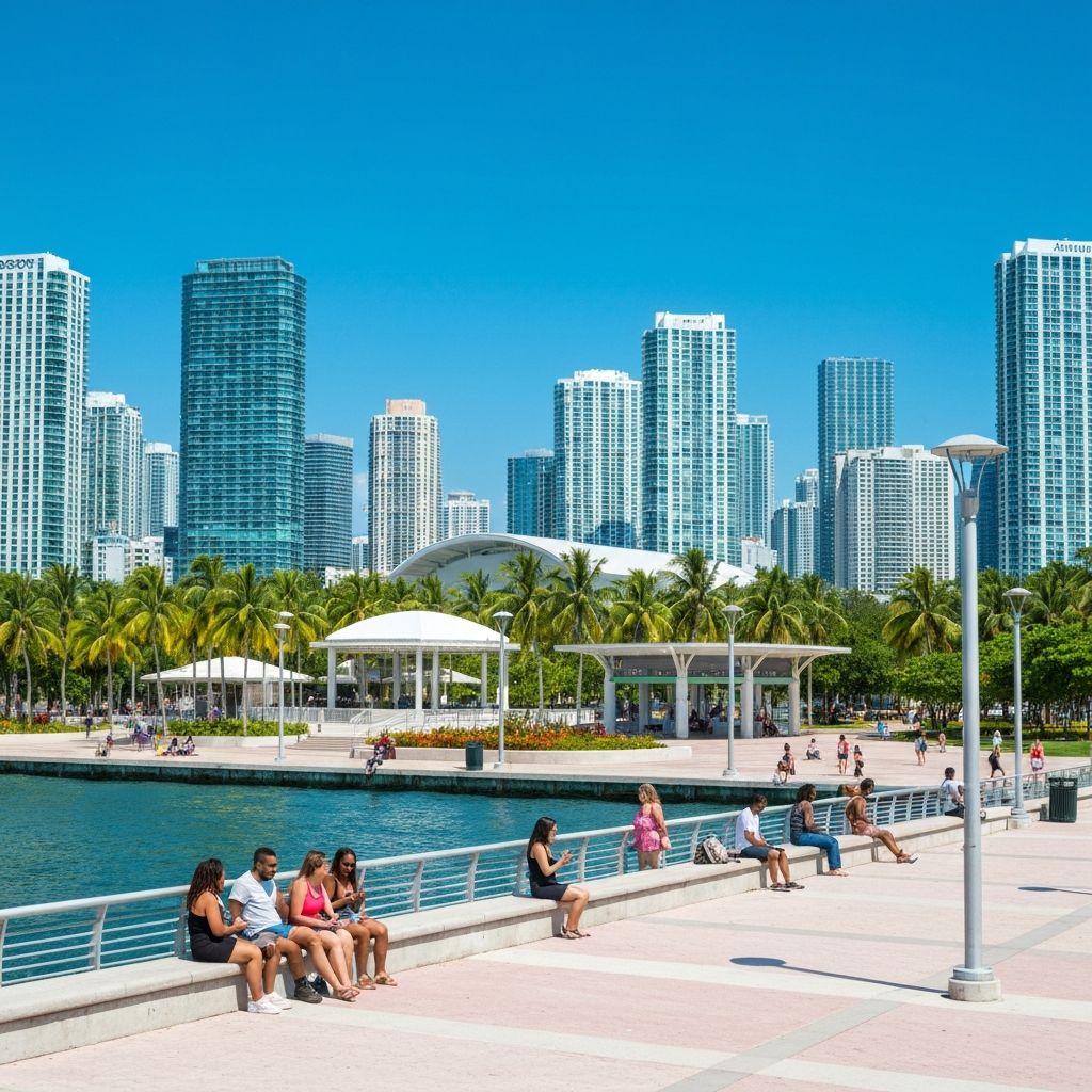 Bayfront Park Downtown Miami waterfront