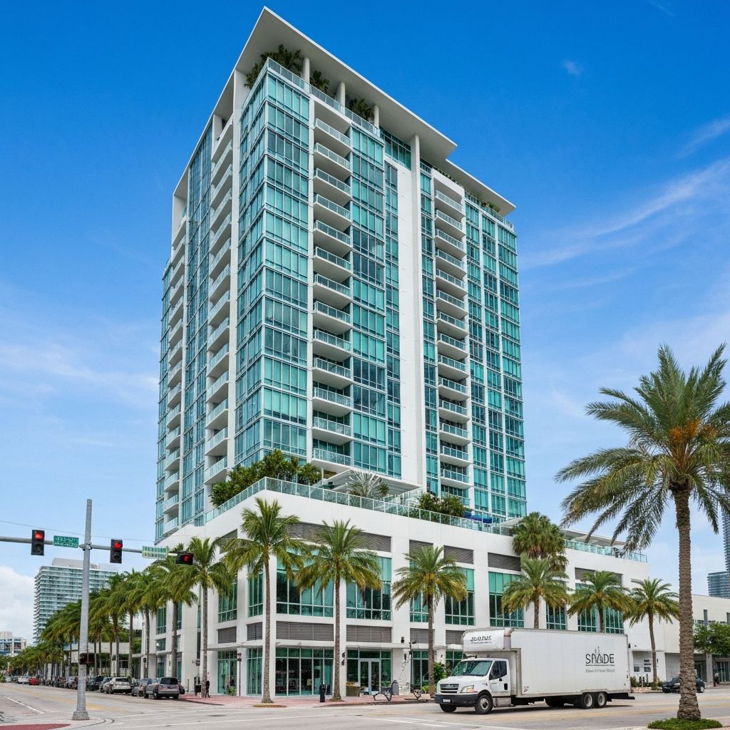 Midtown Miami luxury apartment tower high-rise building