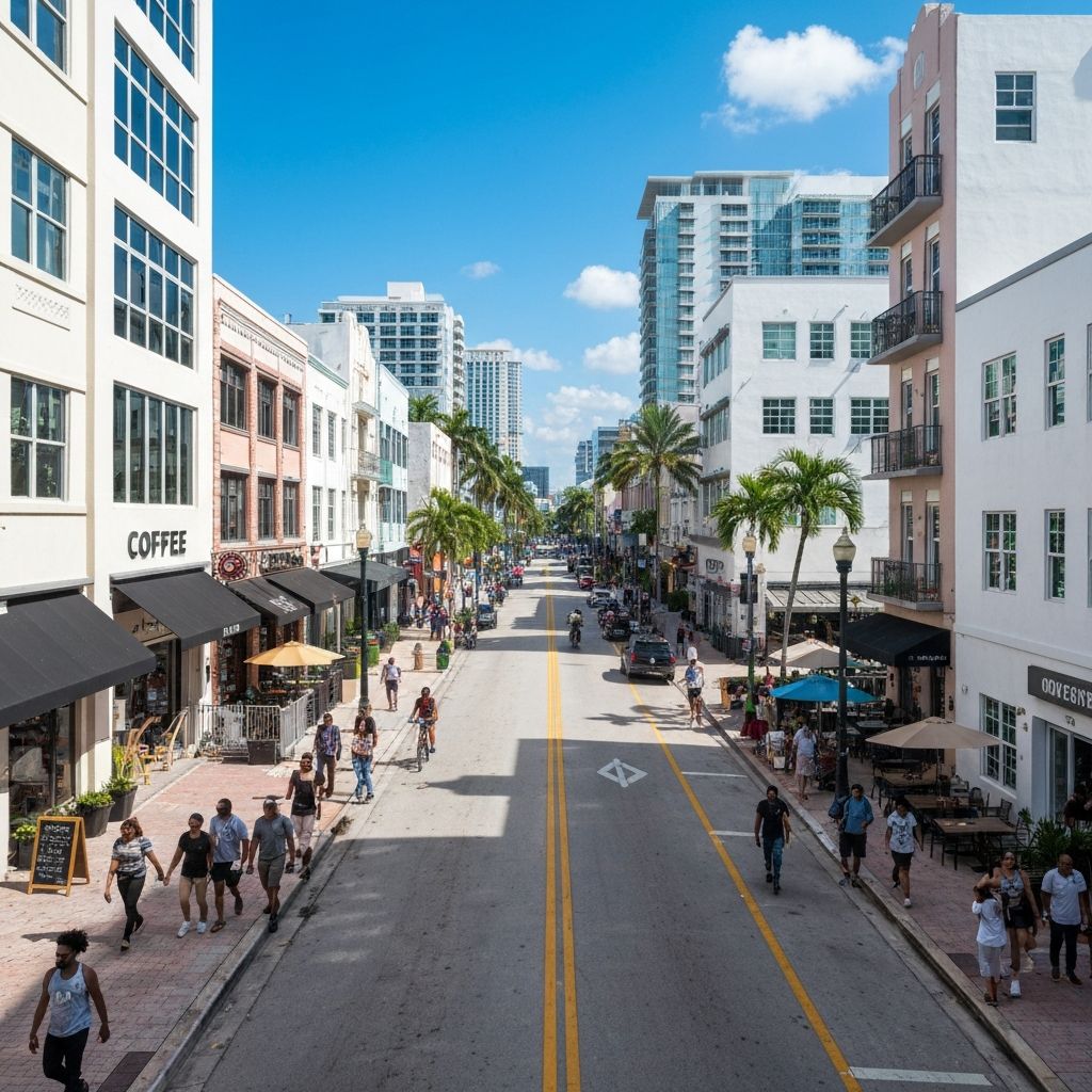 NE 2nd Avenue Midtown Miami walkable urban street