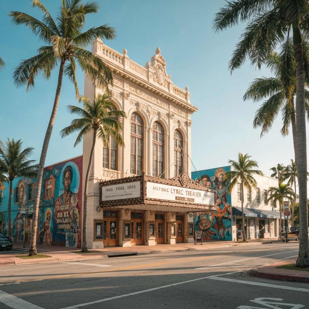 Historic Lyric Theater NW 2nd Avenue Overtown Miami