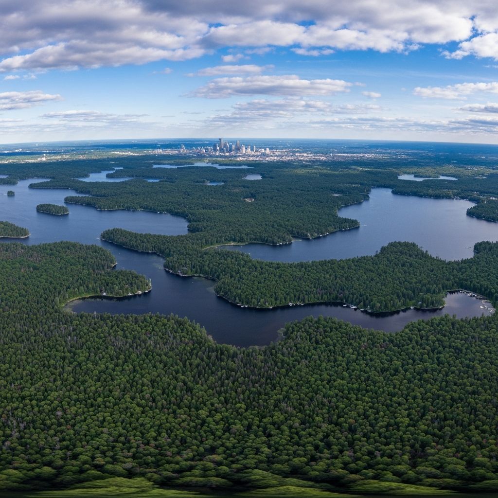 Minnesota lakes and forests