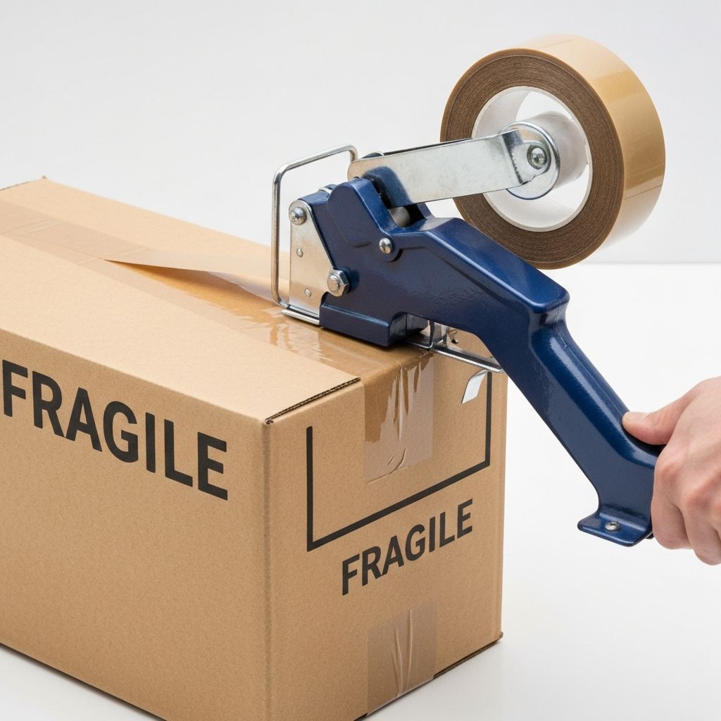 Packing tape and moving supplies