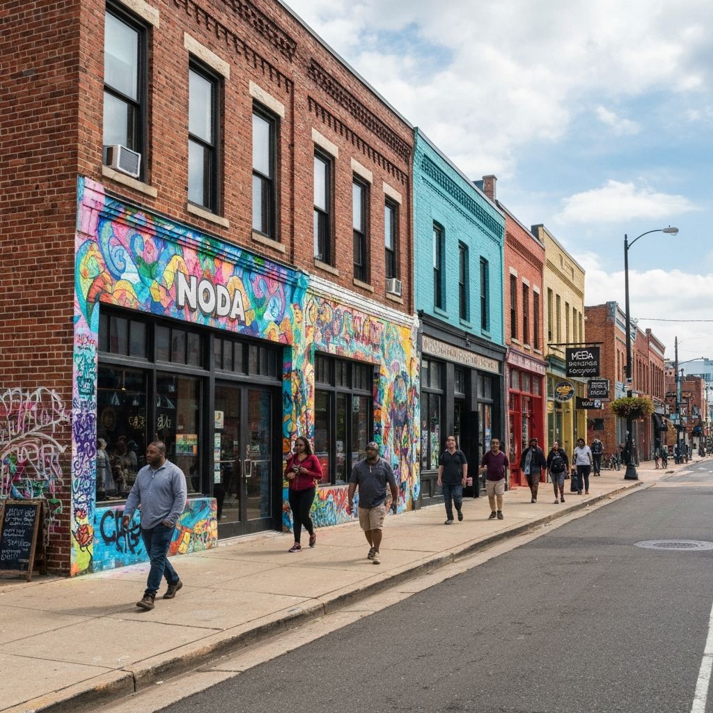 NoDa Charlotte NC street art murals arts district