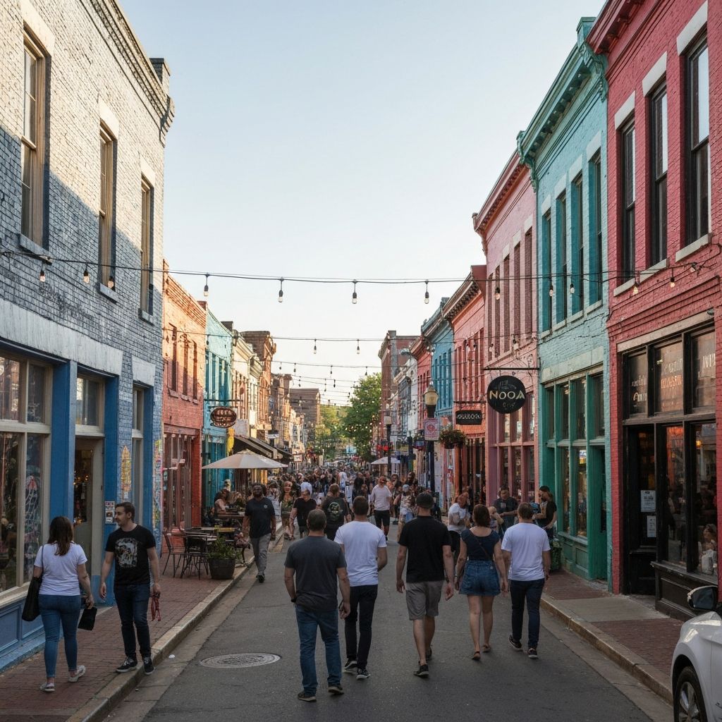 North Davidson Street NoDa arts district Charlotte NC