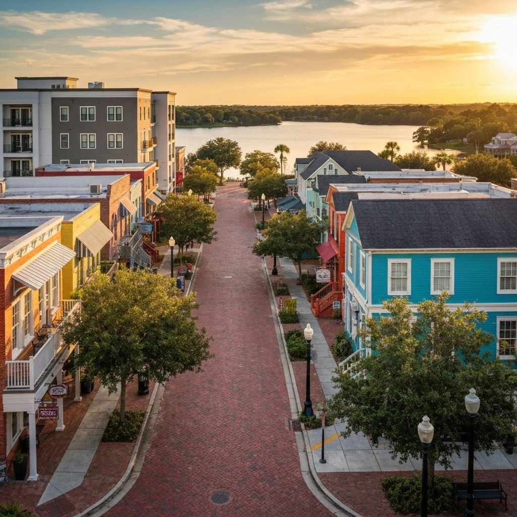 Thornton Park neighborhood in Orlando Florida