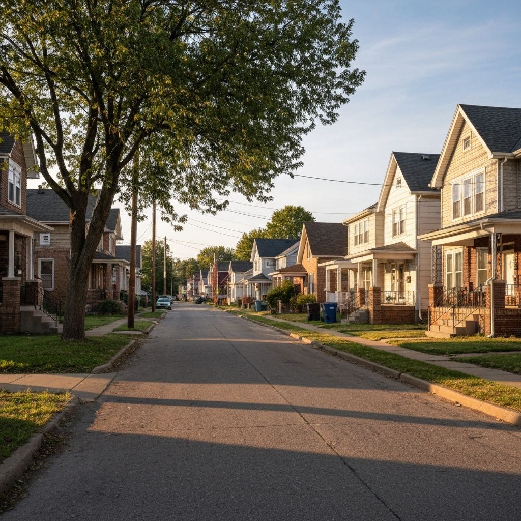 Quindaro neighborhood street Kansas City KS — moving route guidance