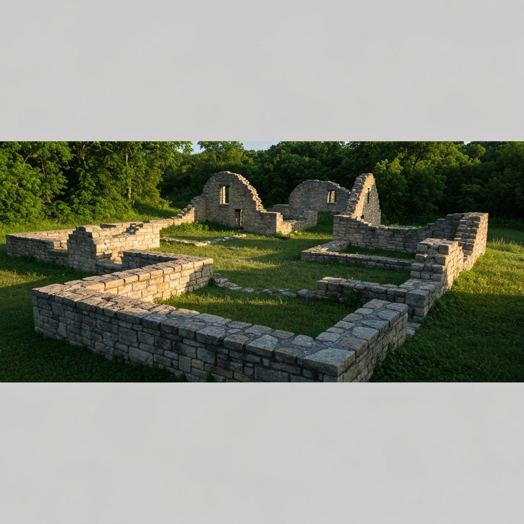 Historic Quindaro ruins Kansas City KS — landmark near moving routes