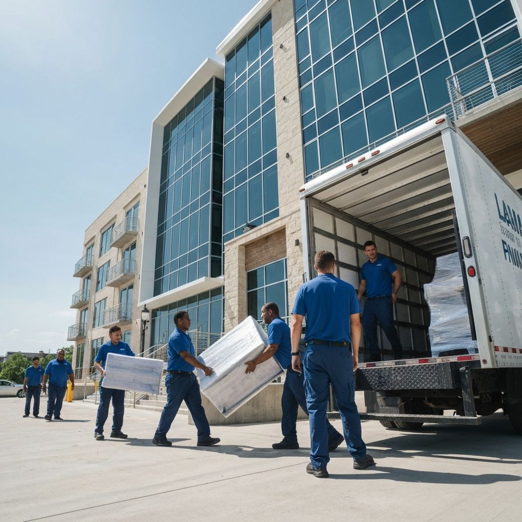 Professional movers working in South Lamar Austin TX