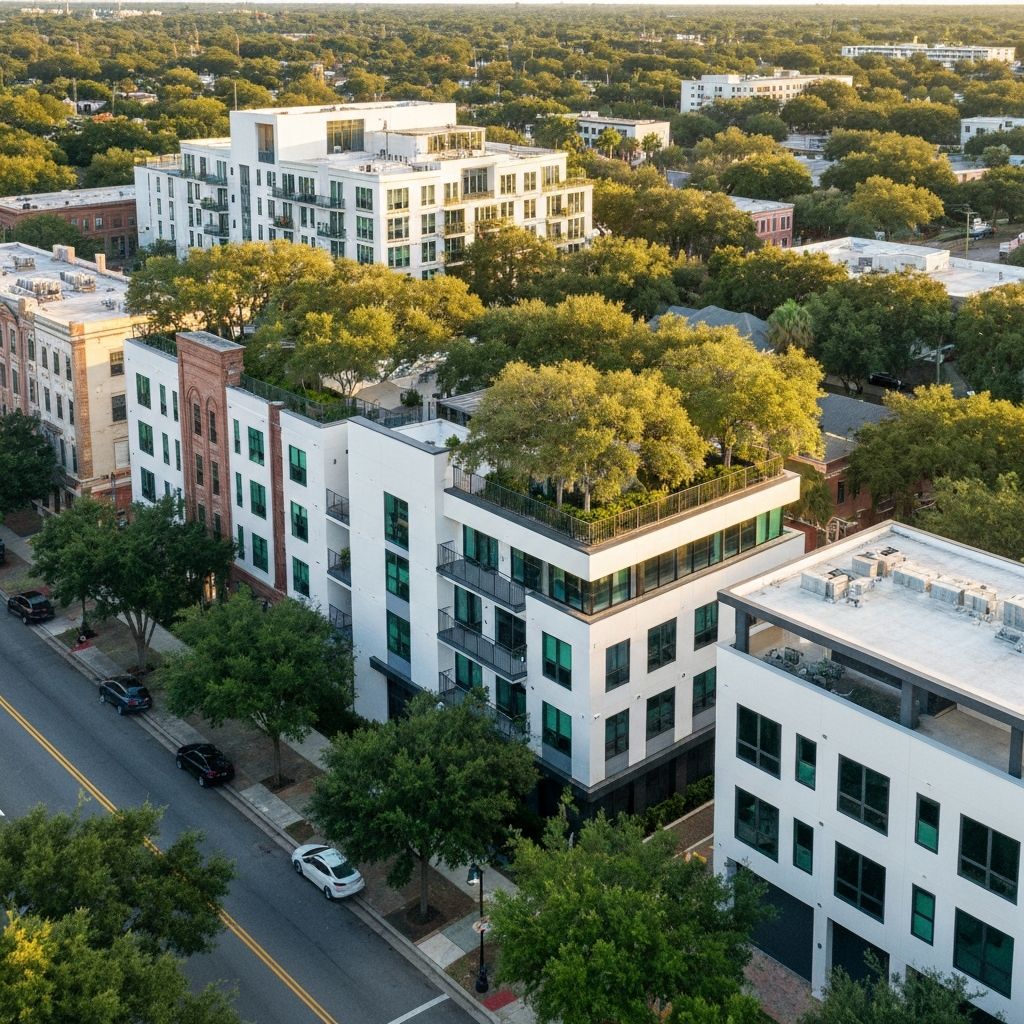 Luxury condominiums in Thornton Park Orlando Florida