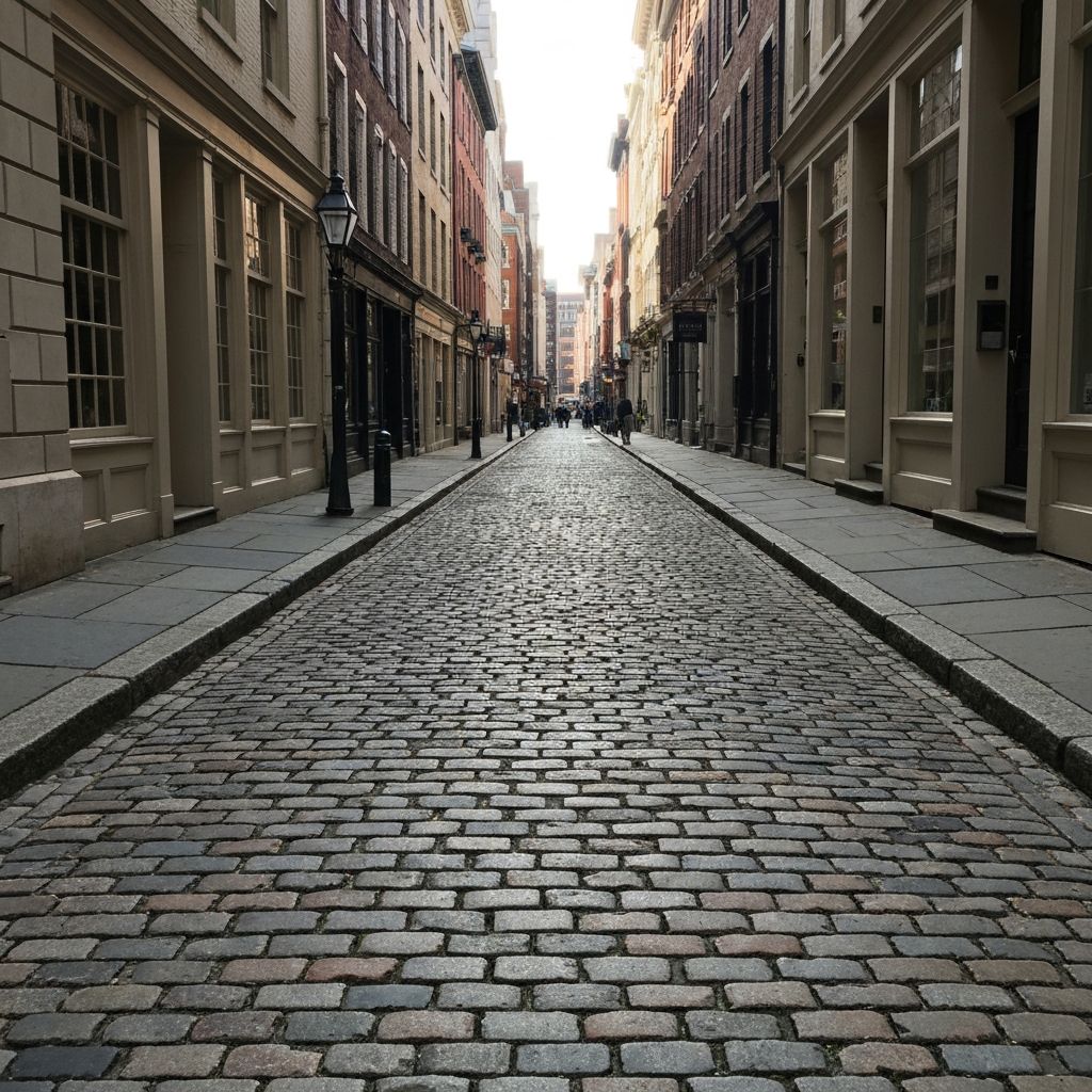 Old City cobblestone streets Philadelphia