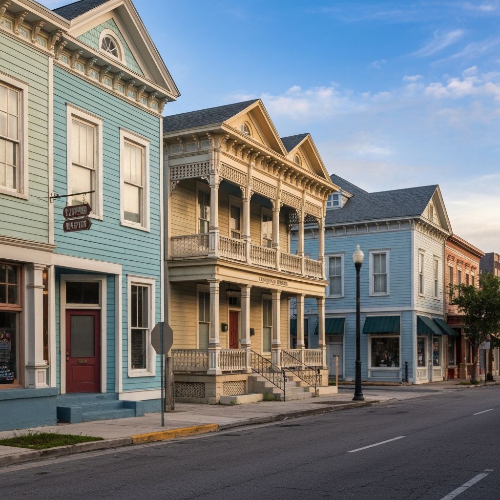 Ybor City historic bungalows