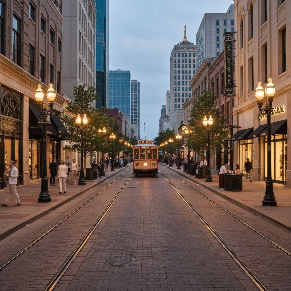 McKinney Avenue Uptown Dallas corridor